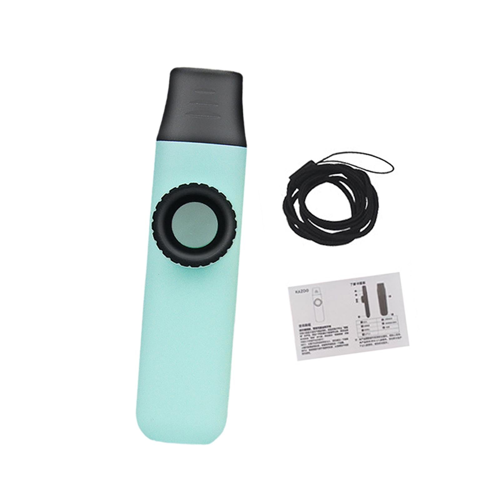 Kazoo Flute Easy to Play Musical Instrument for Music Lovers Beginner Adults blue