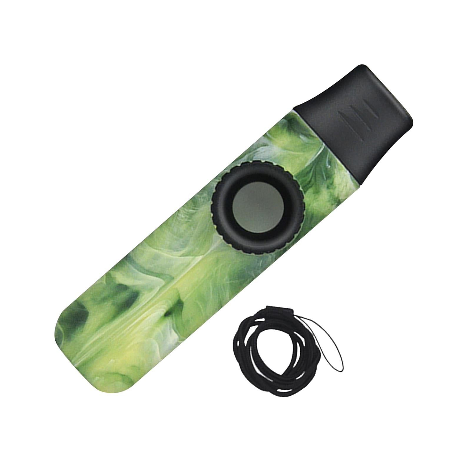 Kazoo Flute Portable Musical Accompaniment for Lovers All Ages Birthday Gift green