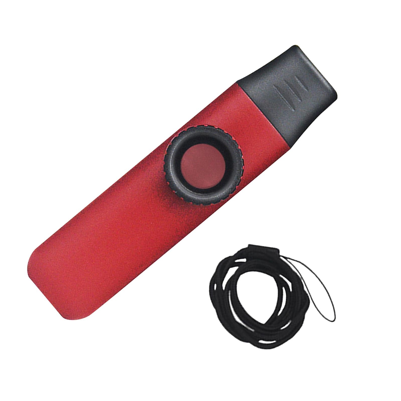 Kazoo Flute Portable Musical Accompaniment for Lovers All Ages Birthday Gift red