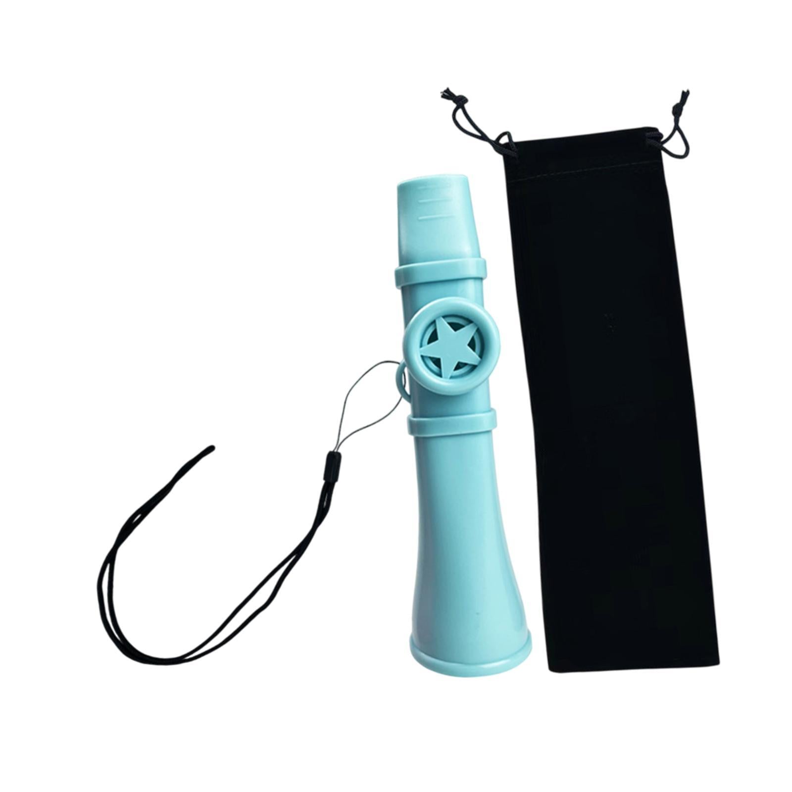 Kazoo Gift Good Companion Easy to Play Mouth Flute for Violin Piano Keyboard Blue