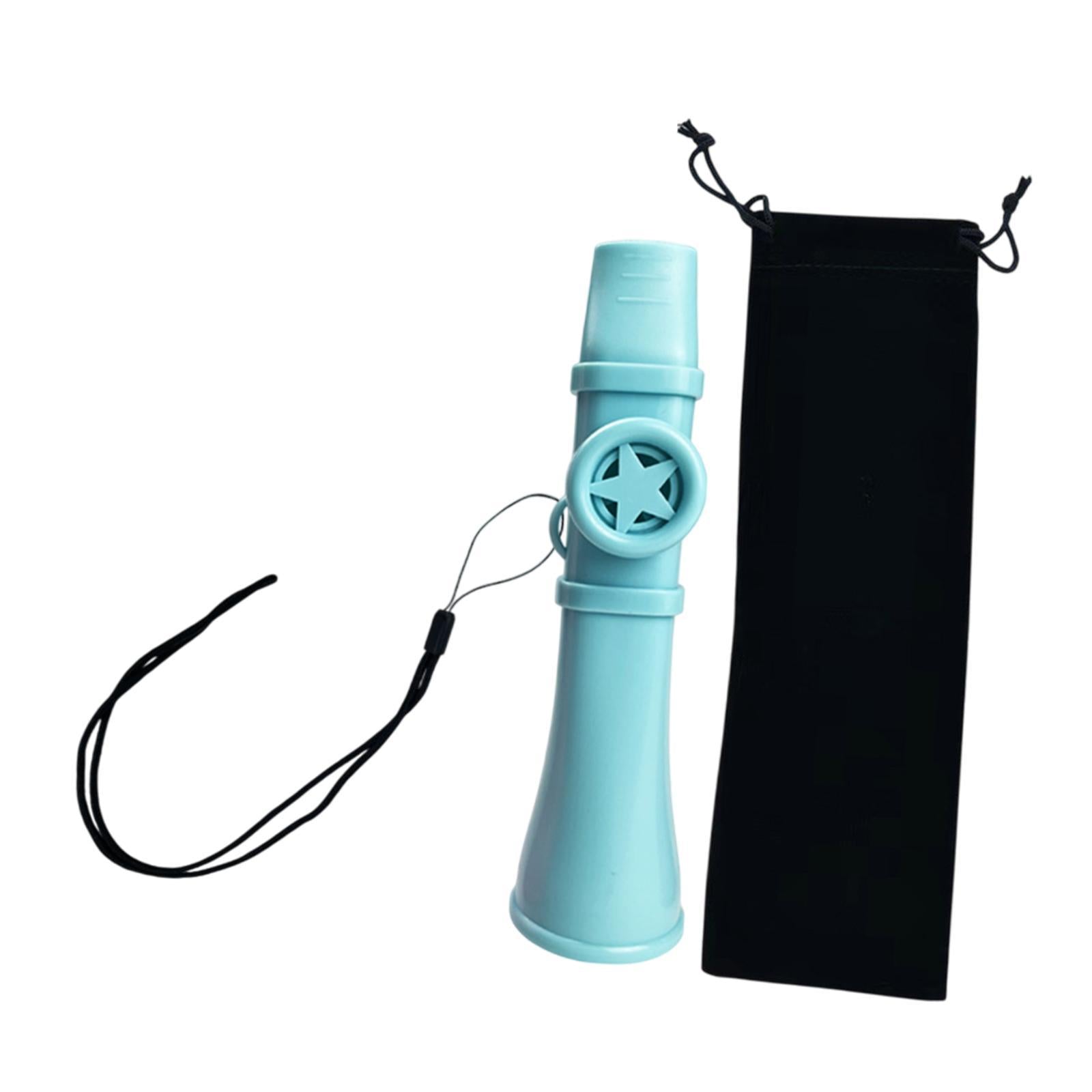 Kazoo Gift Good Companion Easy to Play Mouth Flute for Violin Piano Keyboard Blue