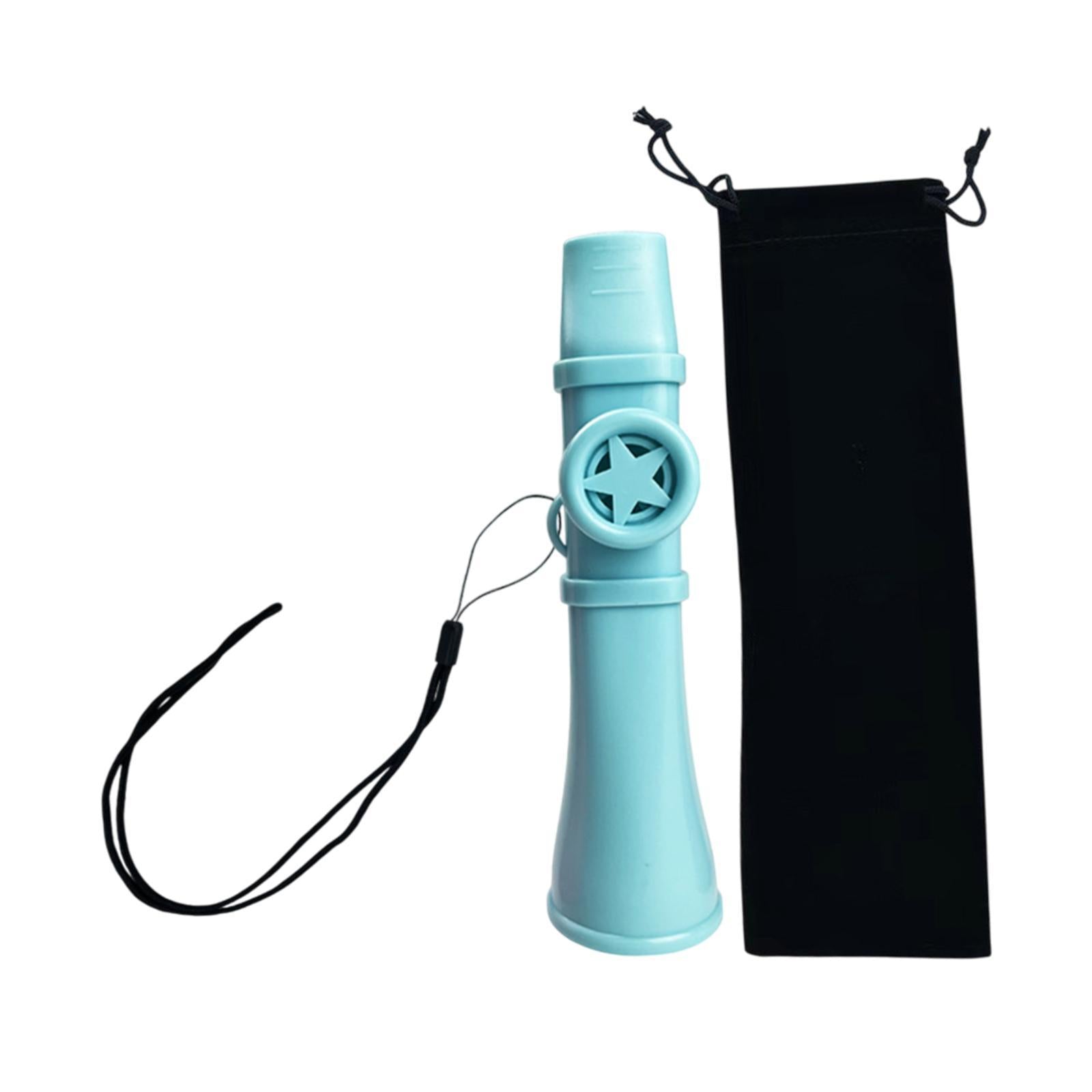 Kazoo Gift Good Companion Easy to Play Mouth Flute for Violin Piano Keyboard Blue
