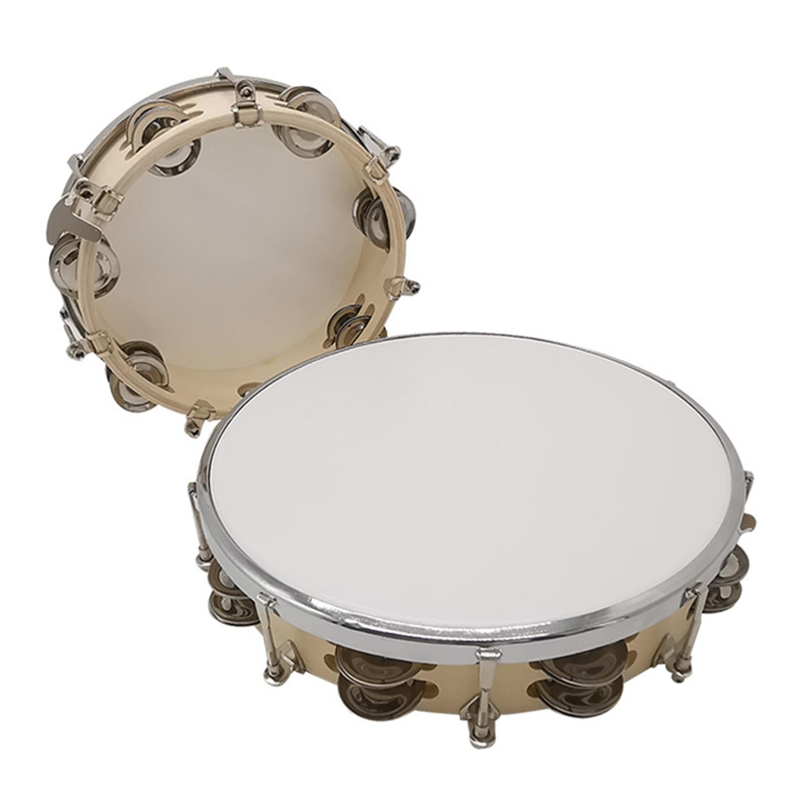 Tambourine Gift Accessories Hand Drum for Kids and Adults Dance Photo Taking 30 cmx5.5 cm