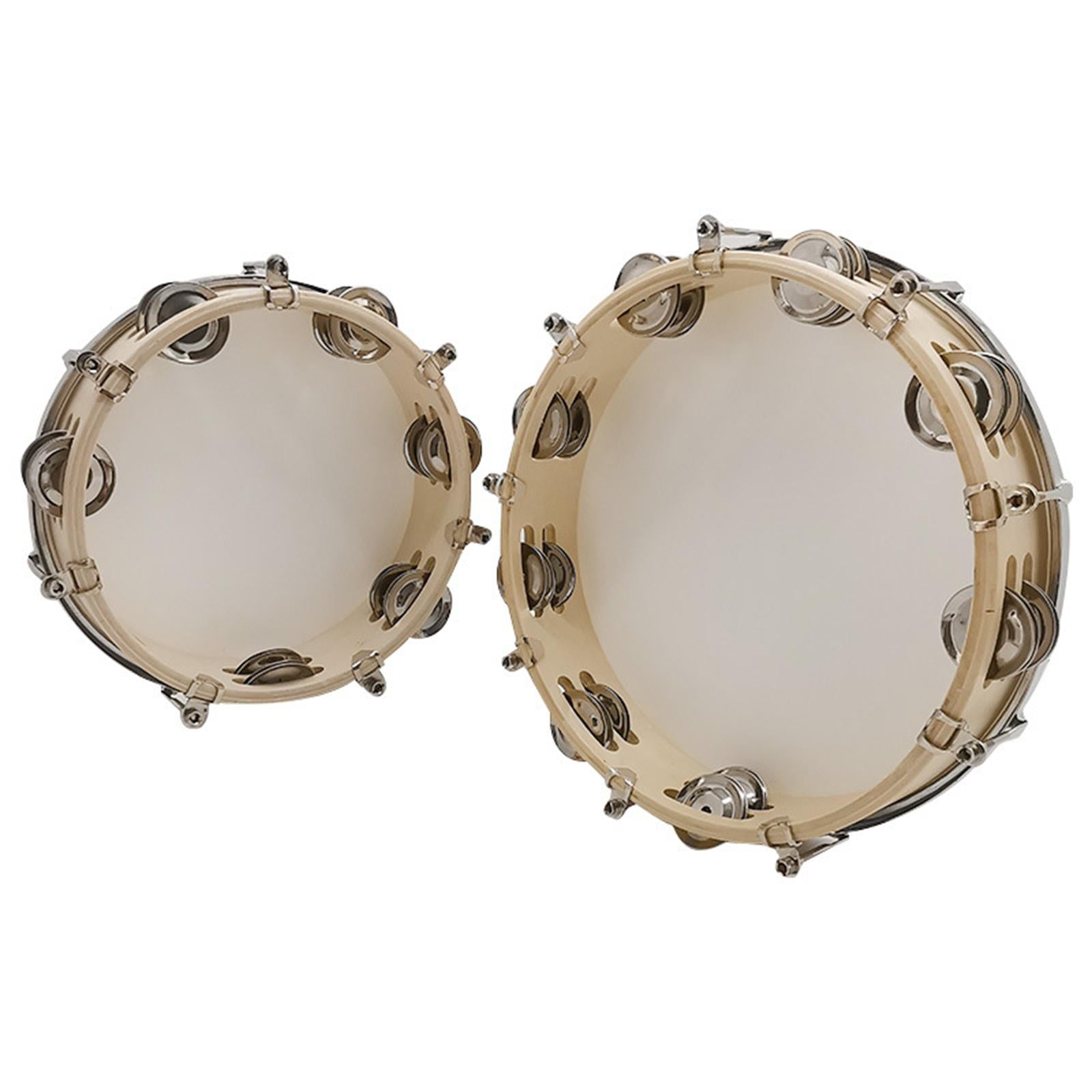 Tambourine Gift Accessories Hand Drum for Kids and Adults Dance Photo Taking 30 cmx5.5 cm