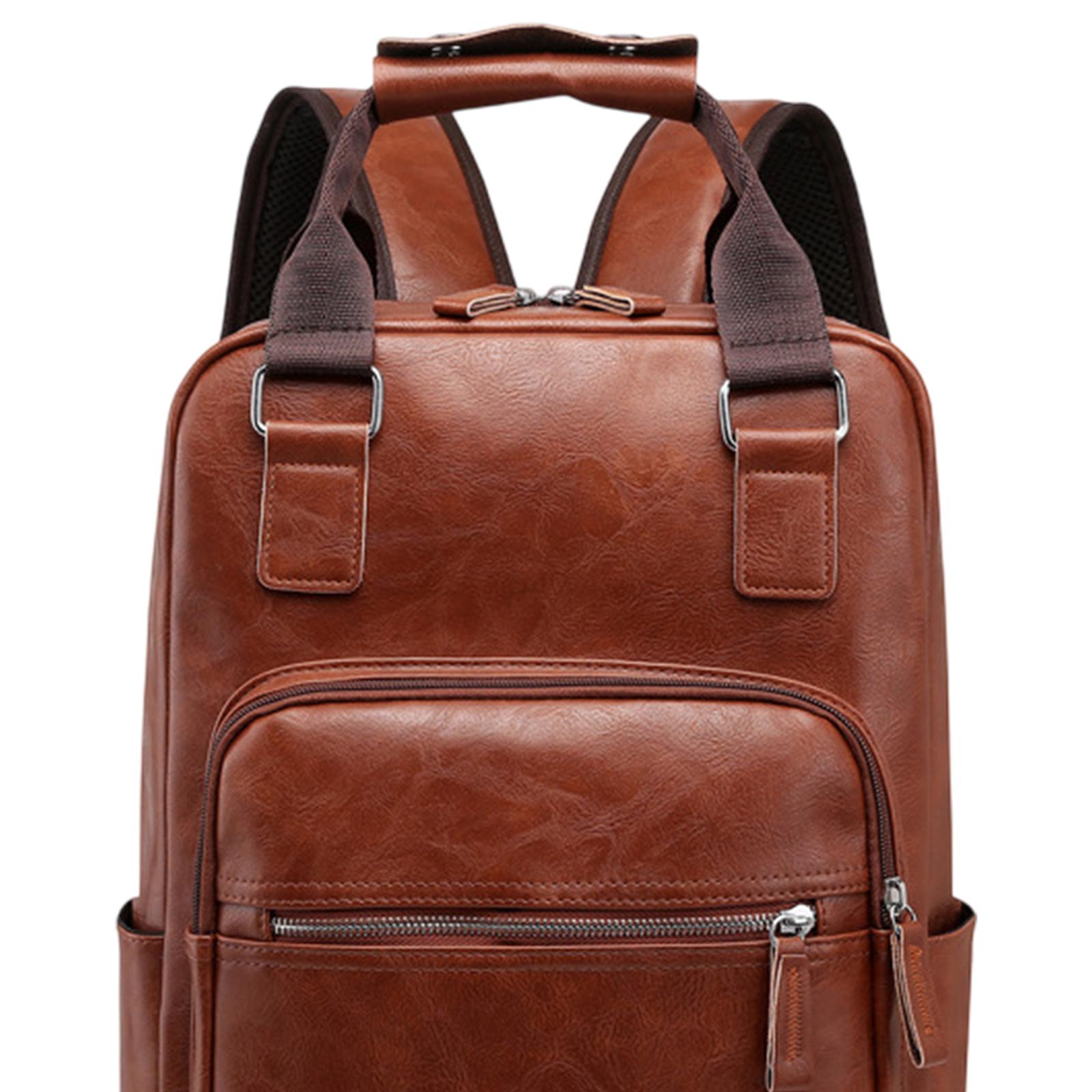 Drum Sticks Bag Large Capacity Handbag Men Fashion Backpack Drum Accessories light brown