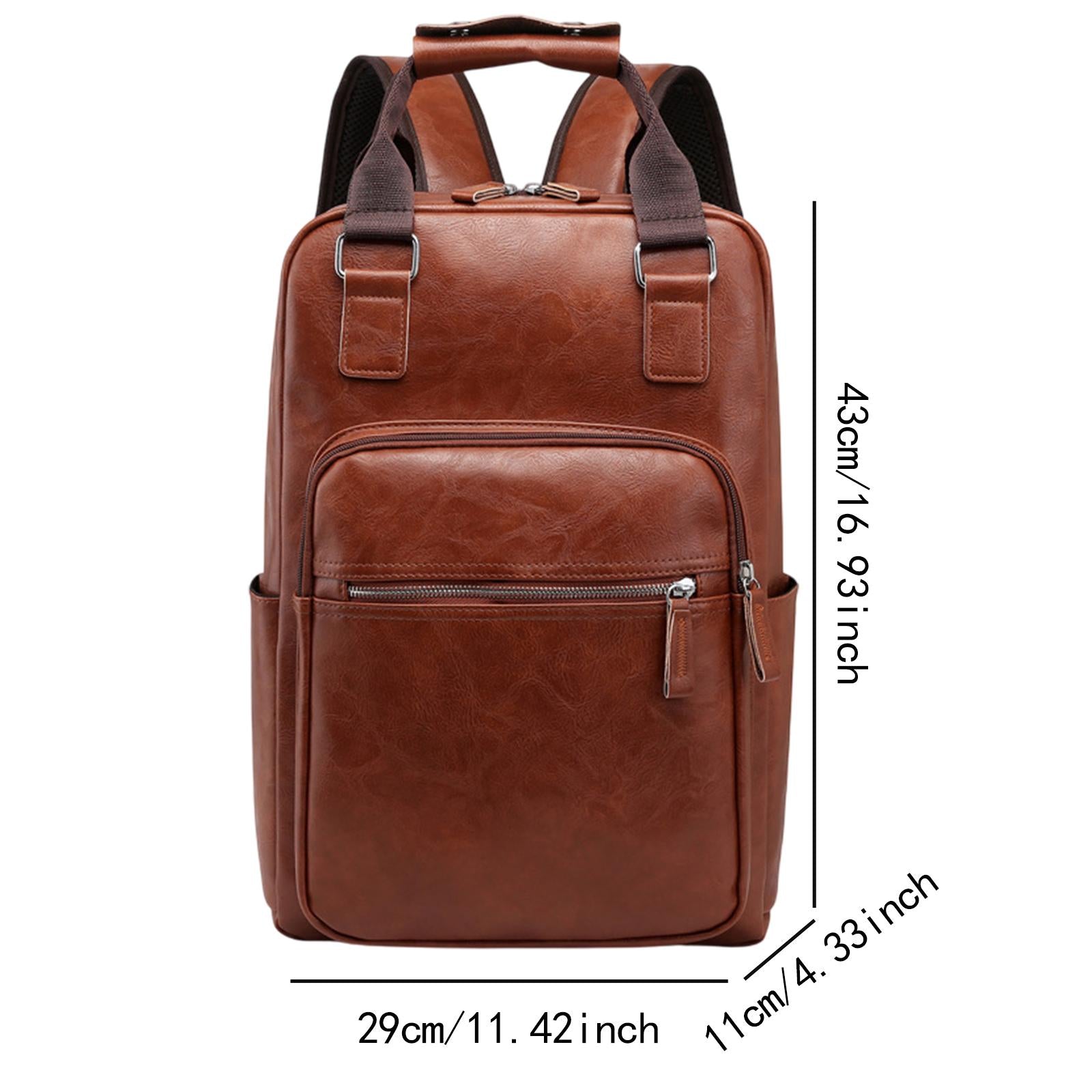 Drum Sticks Bag Large Capacity Handbag Men Fashion Backpack Drum Accessories light brown