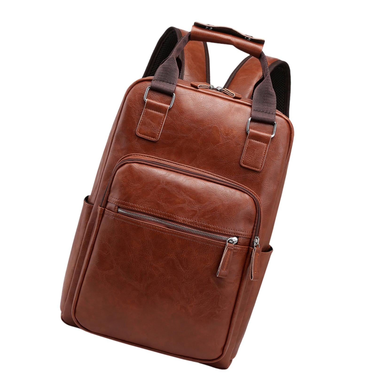 Drum Sticks Bag Large Capacity Handbag Men Fashion Backpack Drum Accessories light brown