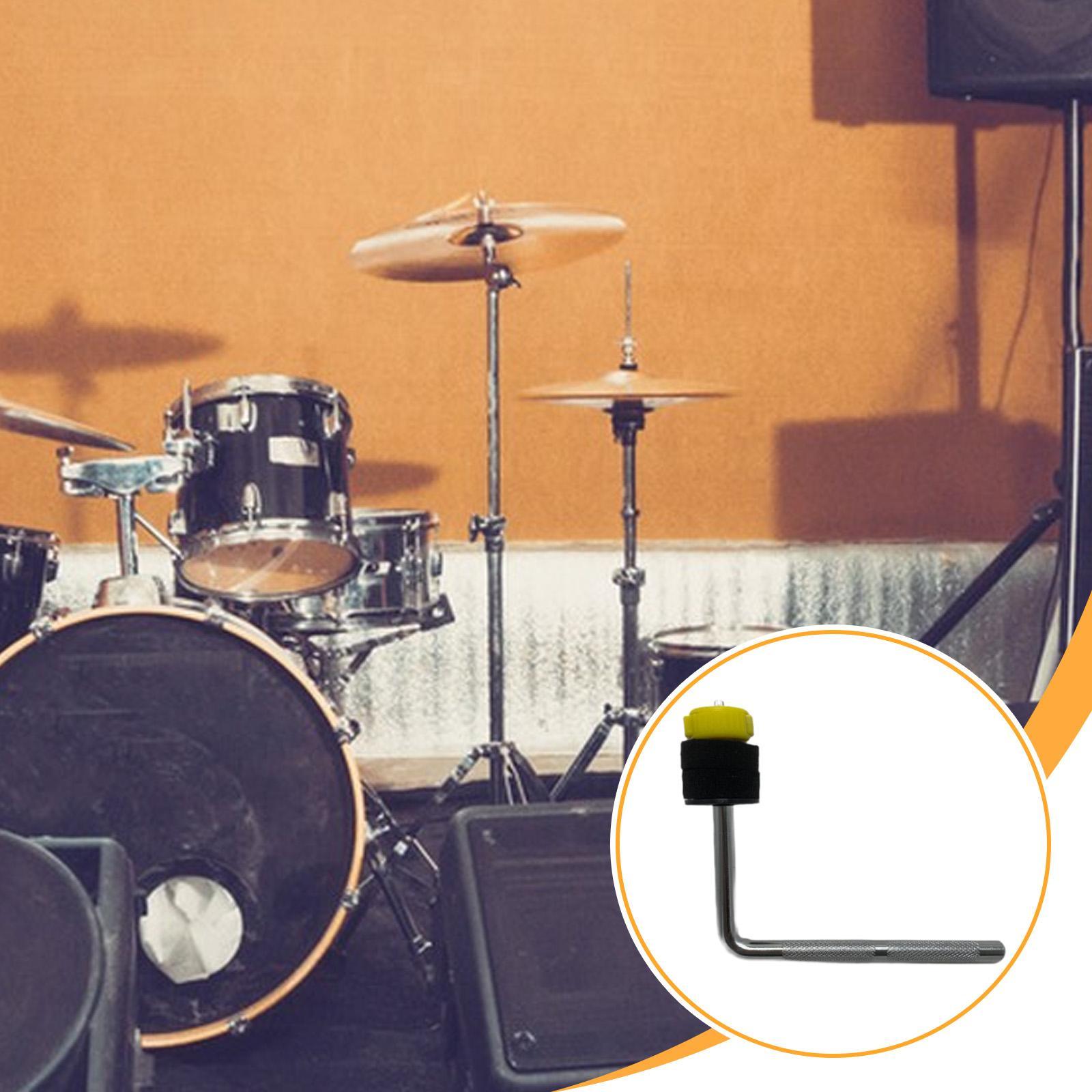 Bracket Hardware Adjustable Music Instrument Accessories Cymbal Clamp Holder Yellow Felt