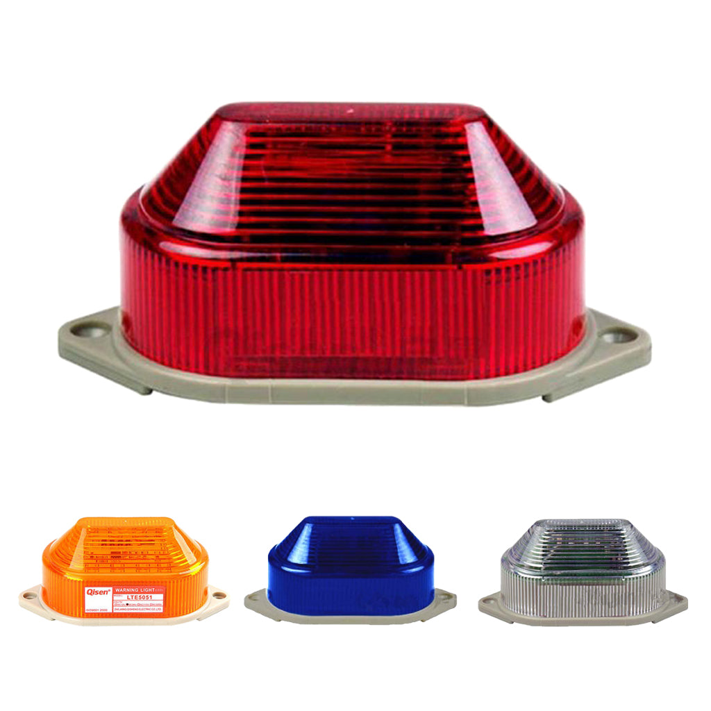 Flashing LED Hazard Beacon Strobe Light Emergency Vehical Warning Light -Red