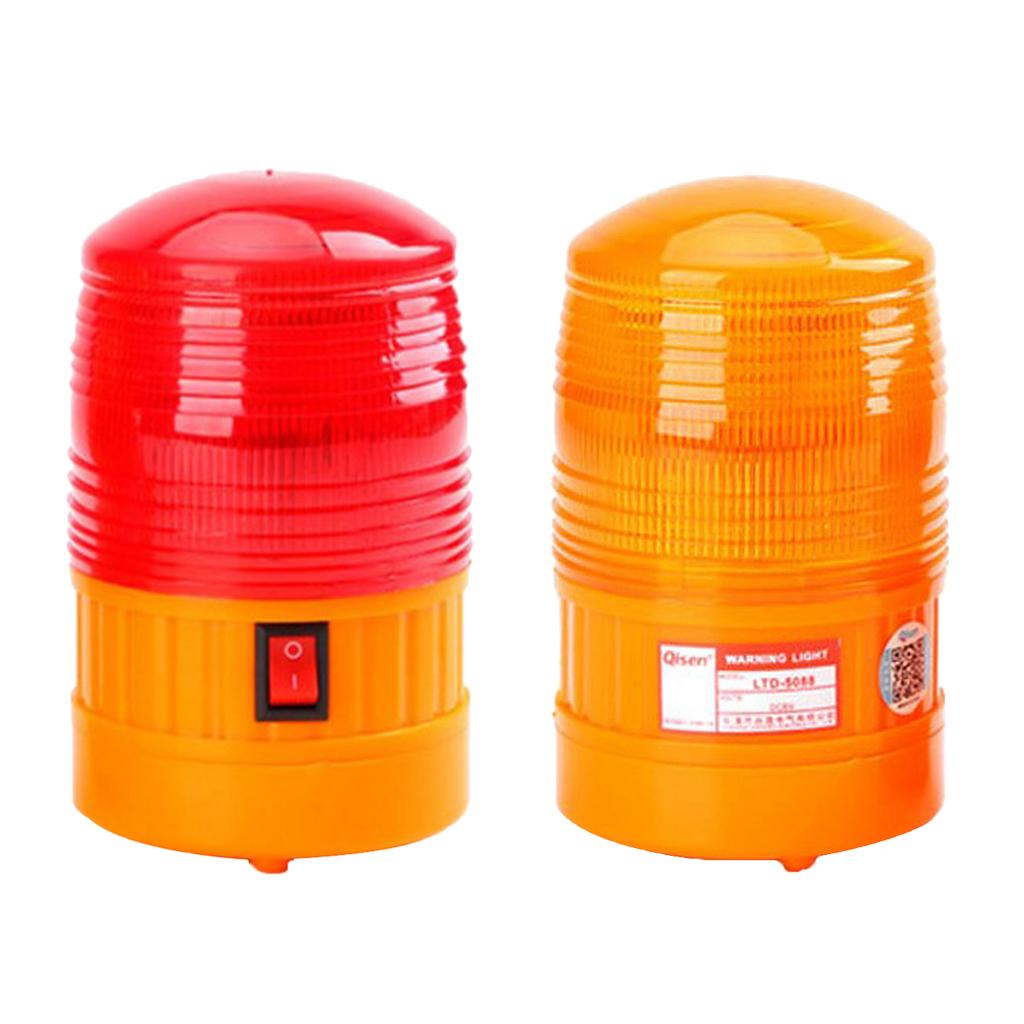 High Intensity Law Emergency Hazard Warning Flashing Car Strobe Light -Red