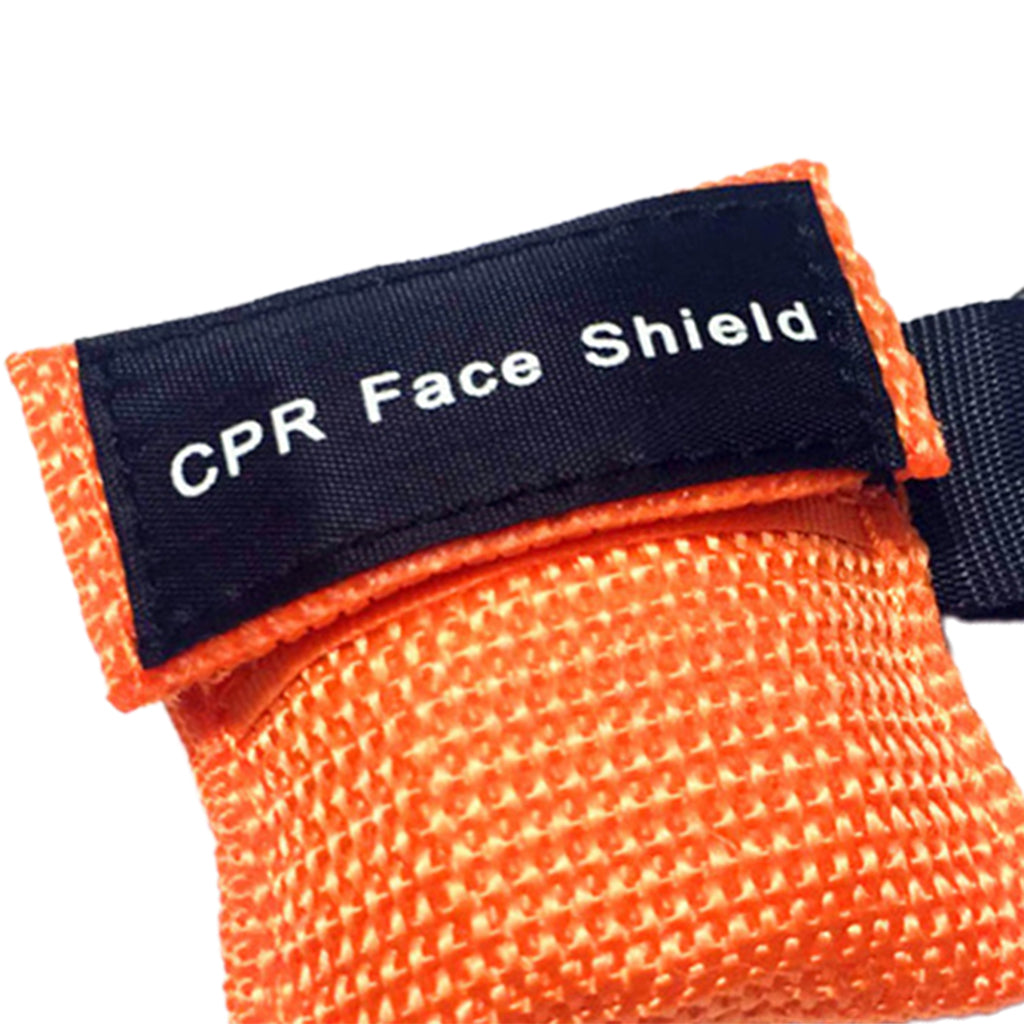 5 Pieces CPR Mask Key Chain Emergency Survival Face Shield for First Aids