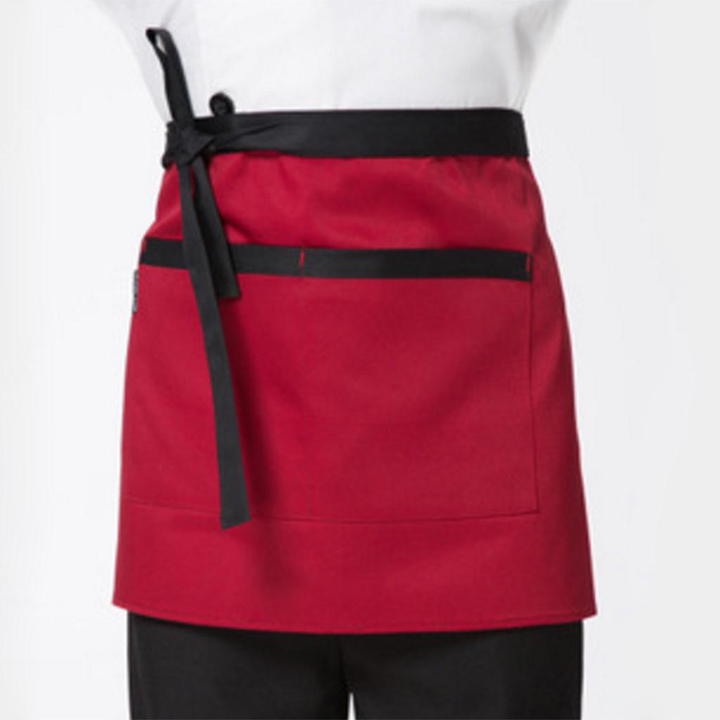 Short Waist Apron Restaurant for Bar Cafe Waitress Type3