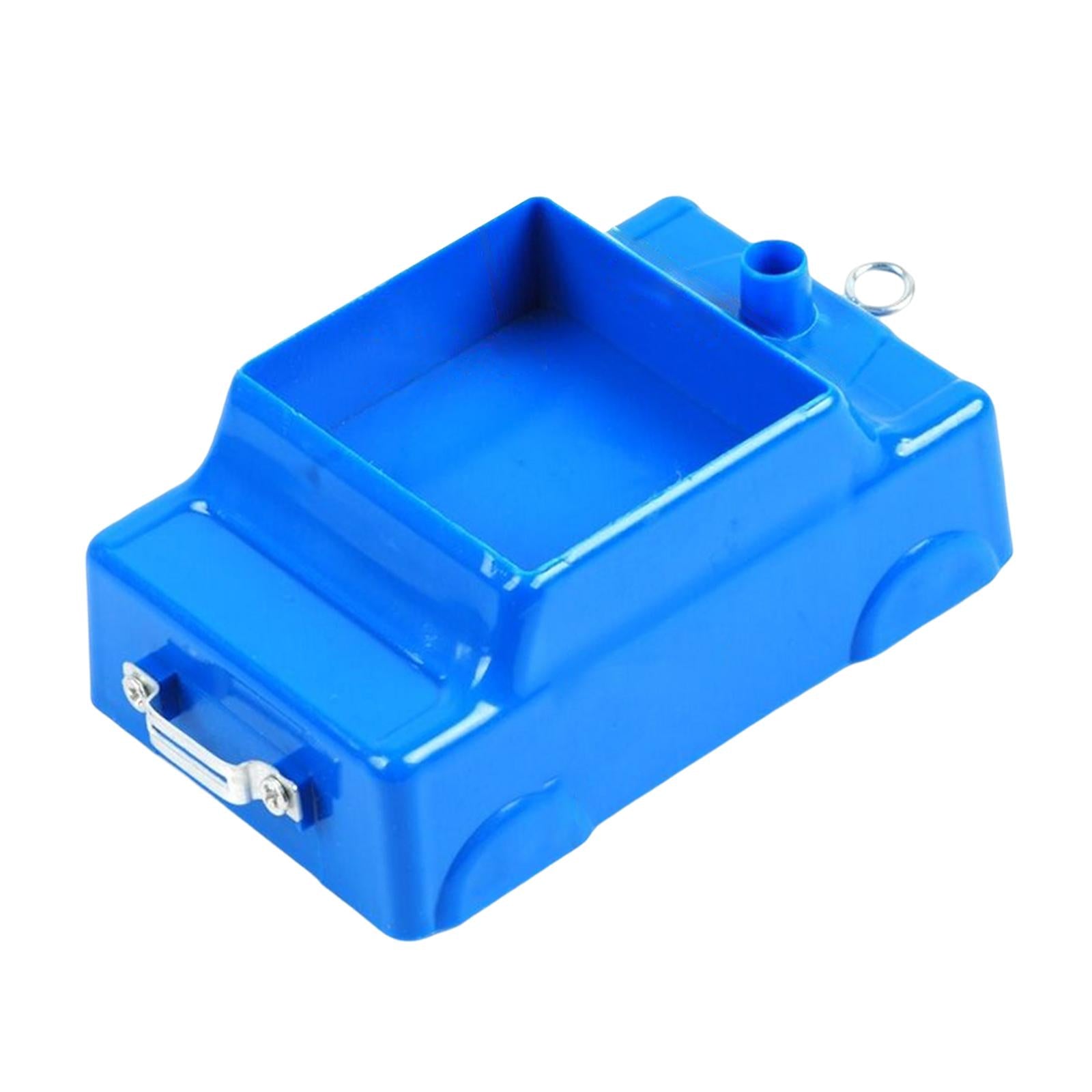 2xBlue Plastic Carriage Car Cart with Pulley Wheels for Physics Force & Motion