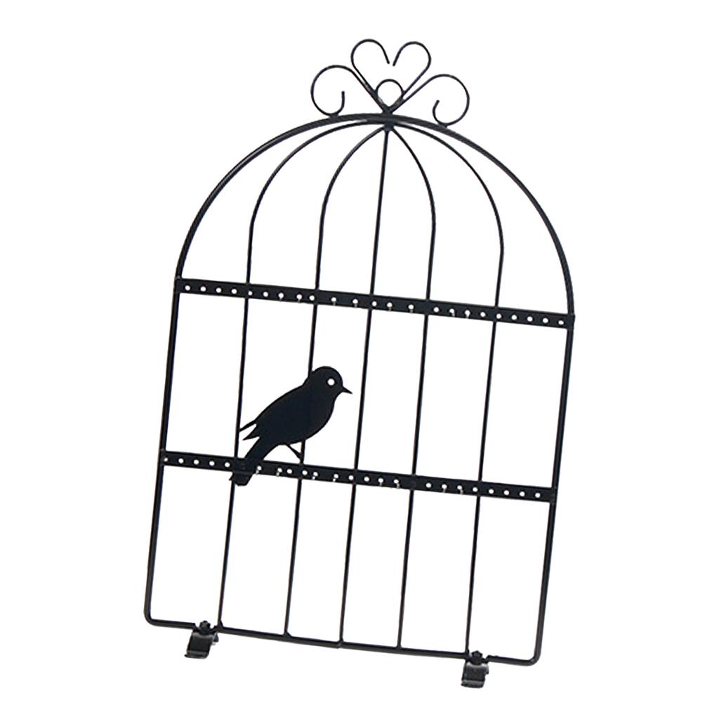 Bird Cage Jewelry Display Rack For Necklace Stand Display Jewelry Organizer
