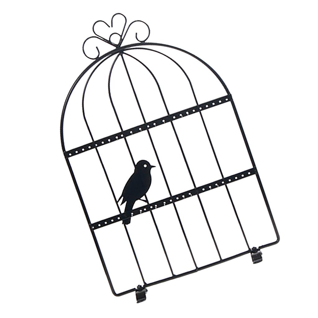 Bird Cage Jewelry Display Rack For Necklace Stand Display Jewelry Organizer