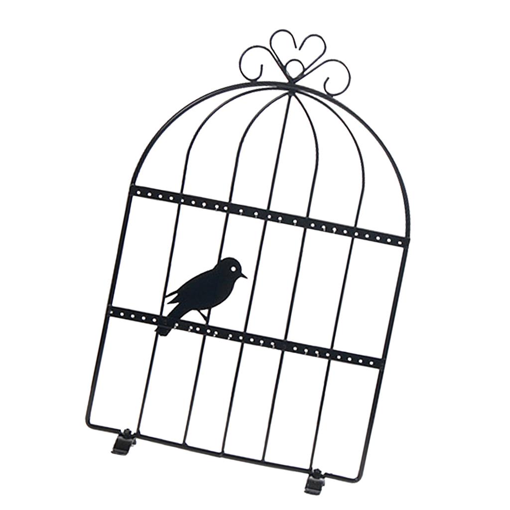 Bird Cage Jewelry Display Rack For Necklace Stand Display Jewelry Organizer