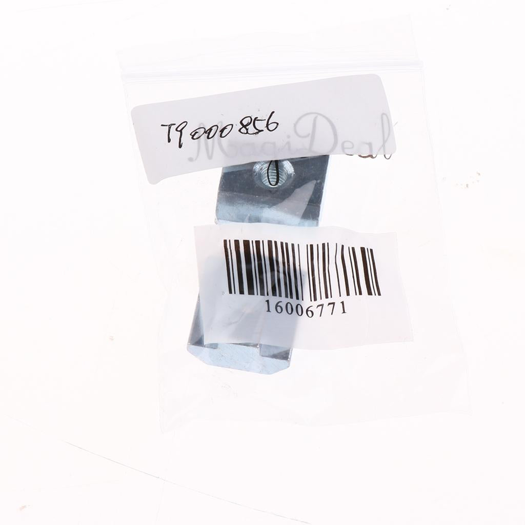 M6 T-Sliding Block Slots For 30 Series Nickel Plated Carbon Steel 6mm 20PCS
