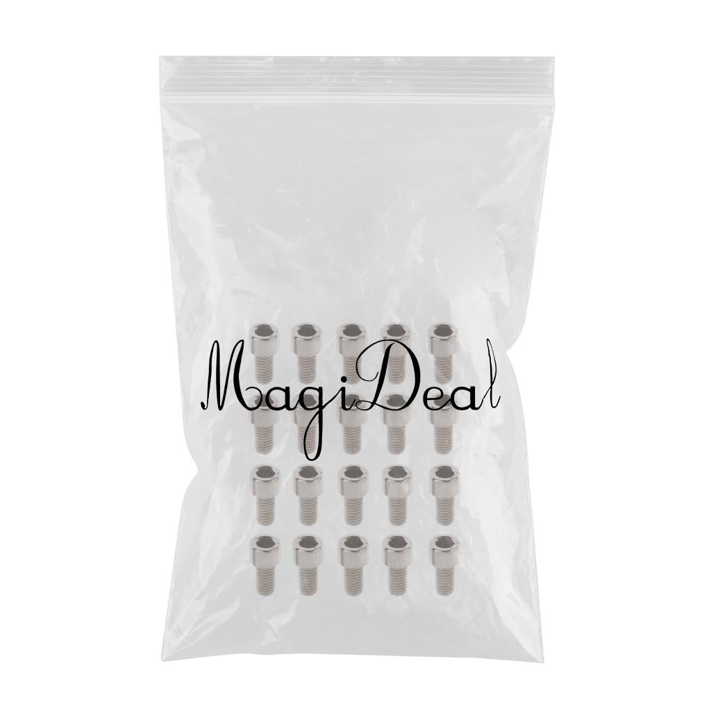 M5*10 Hexagon Round Mushroom Head Cap Screws Bolts Steel 20 Pieces