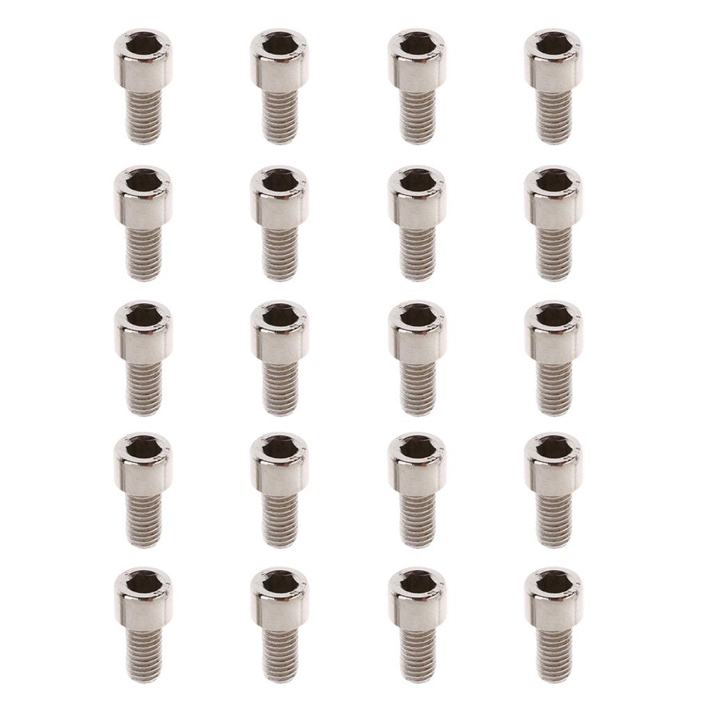 M5*10 Hexagon Round Mushroom Head Cap Screws Bolts Steel 20 Pieces