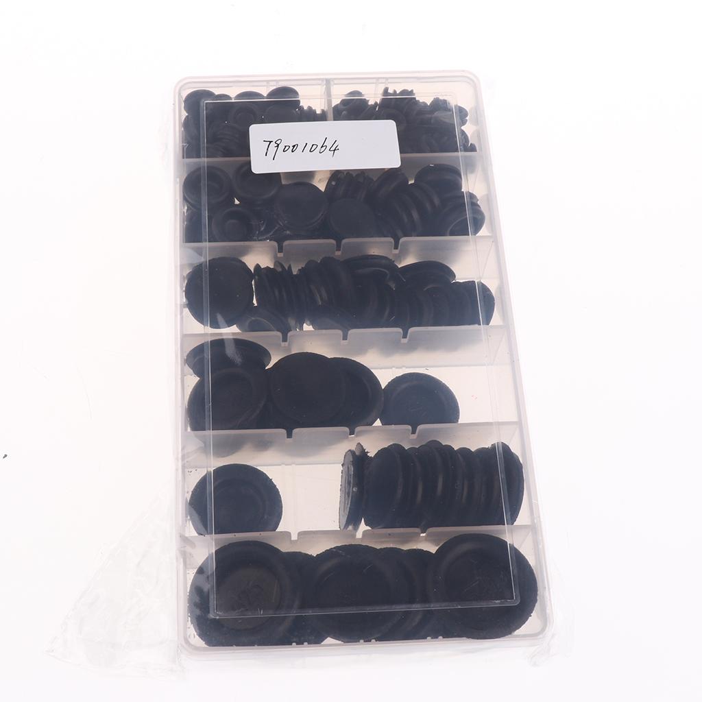 Pack Of 170 Pieces Rubber Grommet Assortment Set Electrical Gasket Ring Tool
