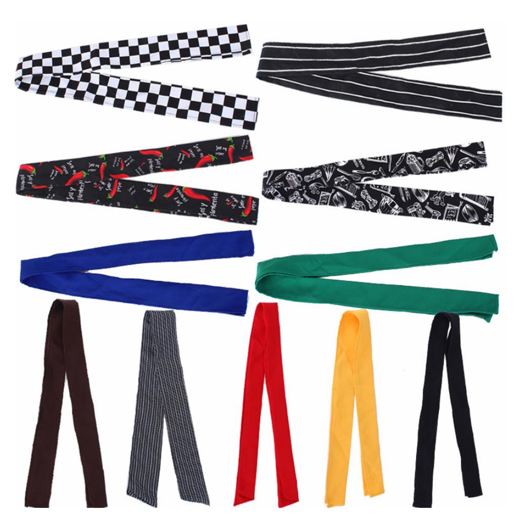 Chef Neck Scarf Neckerchief Sweat Towel for Restaurant Kitchen Waiter Red