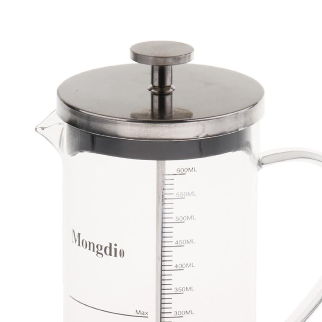 French Press Glass Cafetiere French Filter Coffee Press Plunger