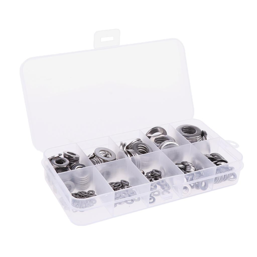 Assorted M2 M2.5 M3 M4 M5 M6 M8 M10 Flat Head Threaded Rivet Nuts Insert Kit