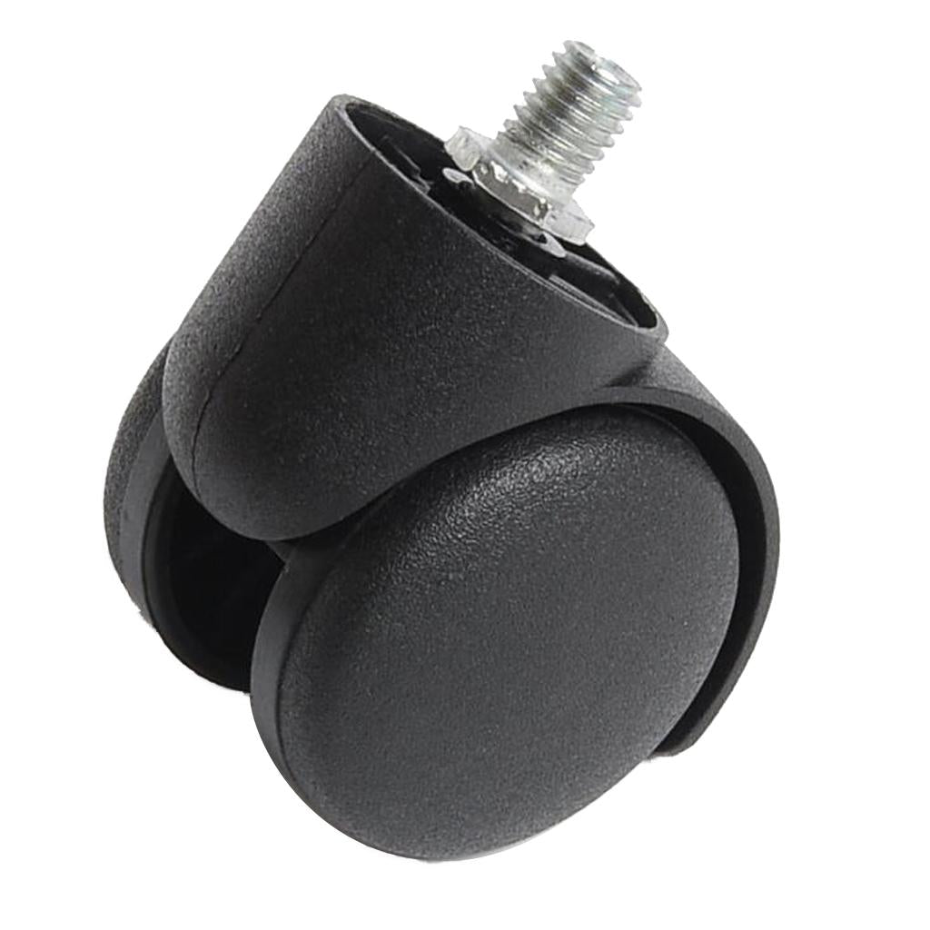 5 Pcs 2'' Swivel Caster Nylon Wheels Hardwood Floor Universal Replacement
