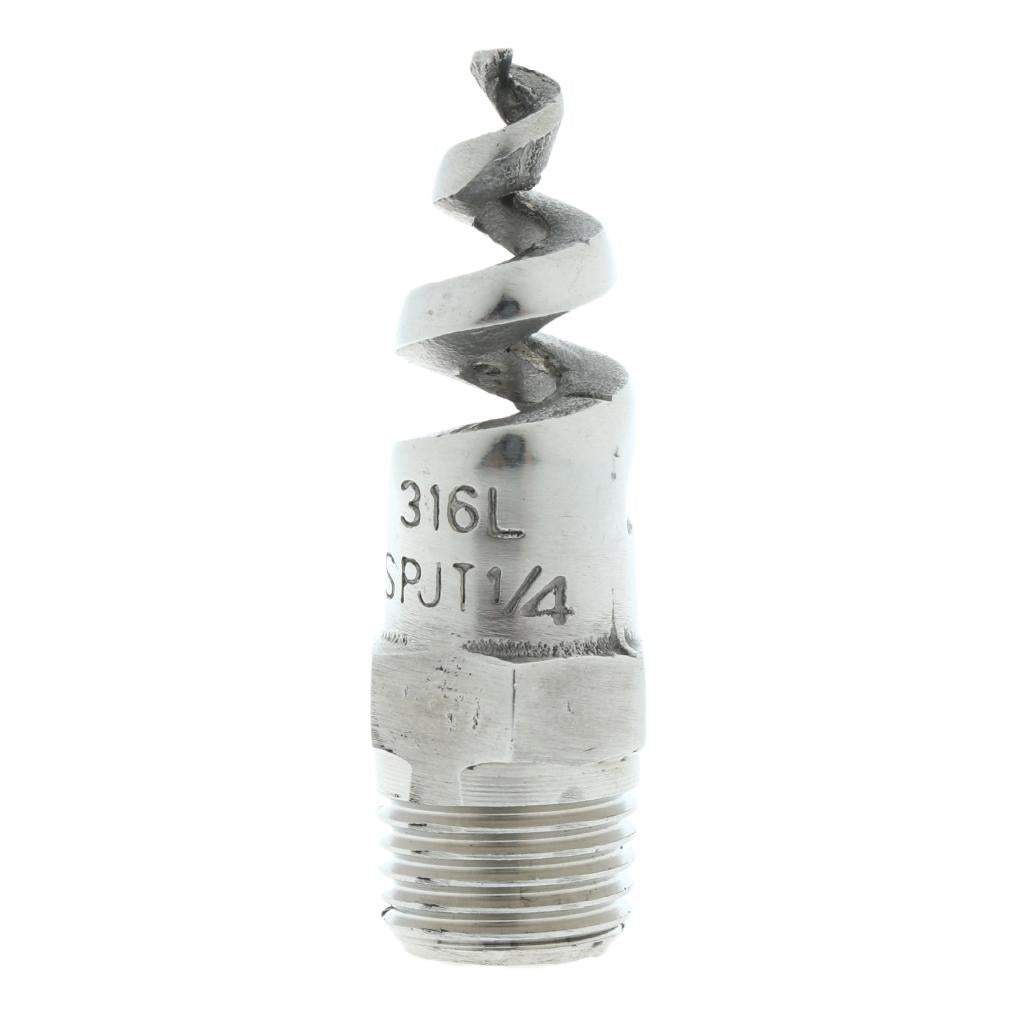 Spiral Jet Cone Atomization Spray Nozzle 1/4" Male 316 Stainless Steel