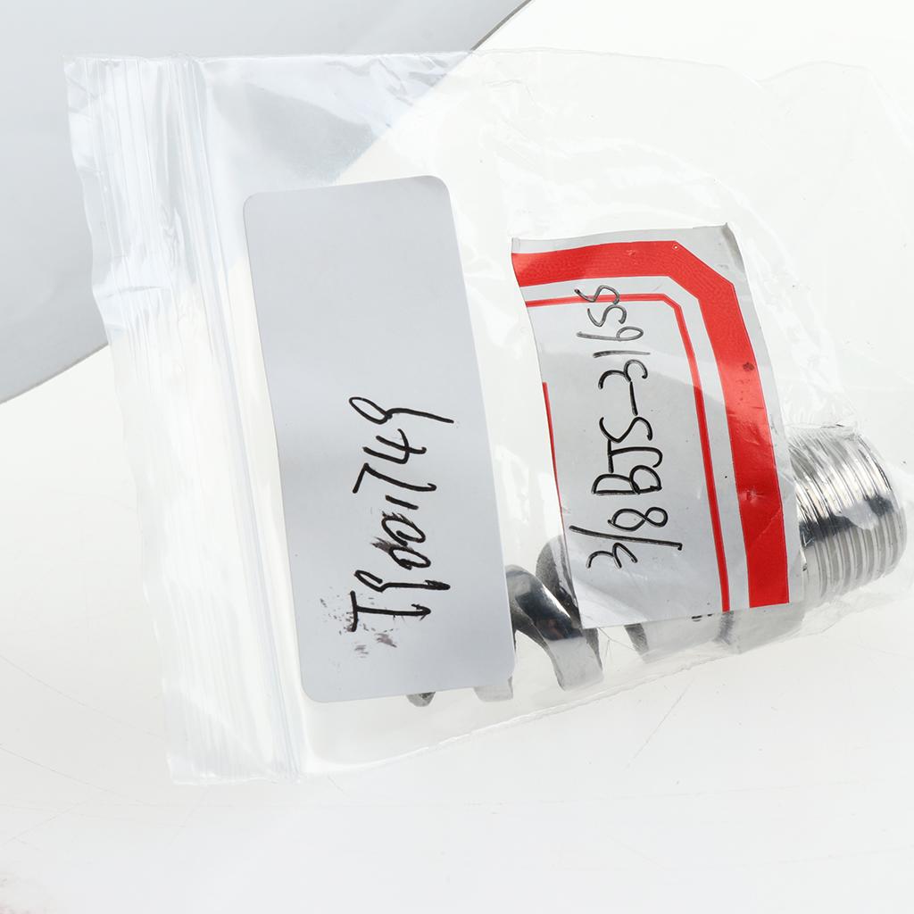 4xSpiral Jet Cone Atomization Spray Nozzle 3/8 Male 316 Stainless Steel"
