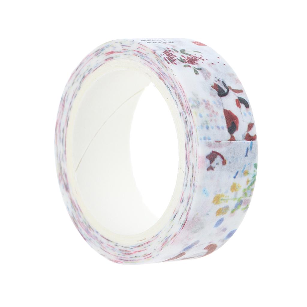 DIY Notebook Decorative Masking Tape Adhesive Paper Sticker 15mm x 7M 2