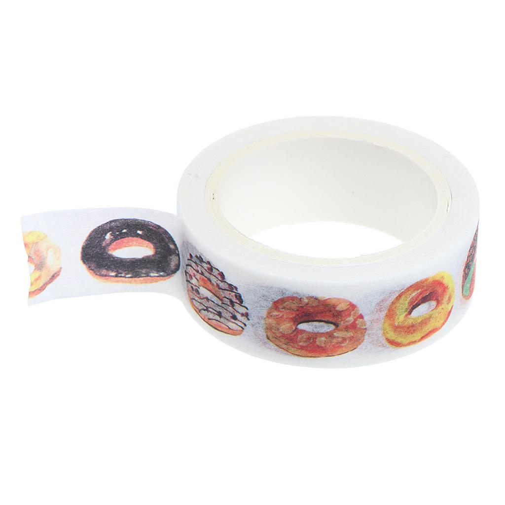 DIY Notebook Decorative Masking Tape Adhesive Paper Sticker 15mm x 7M 12