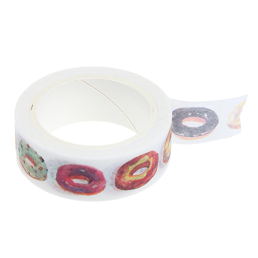 DIY Notebook Decorative Masking Tape Adhesive Paper Sticker 15mm x 7M 12