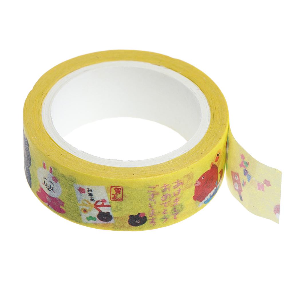 DIY Notebook Decorative Masking Tape Adhesive Paper Sticker 15mm x 7M 13
