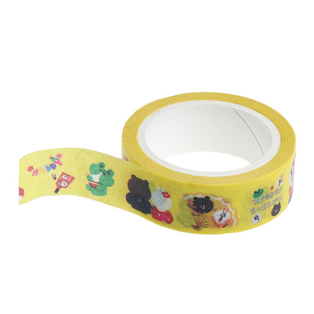 DIY Notebook Decorative Masking Tape Adhesive Paper Sticker 15mm x 7M 13