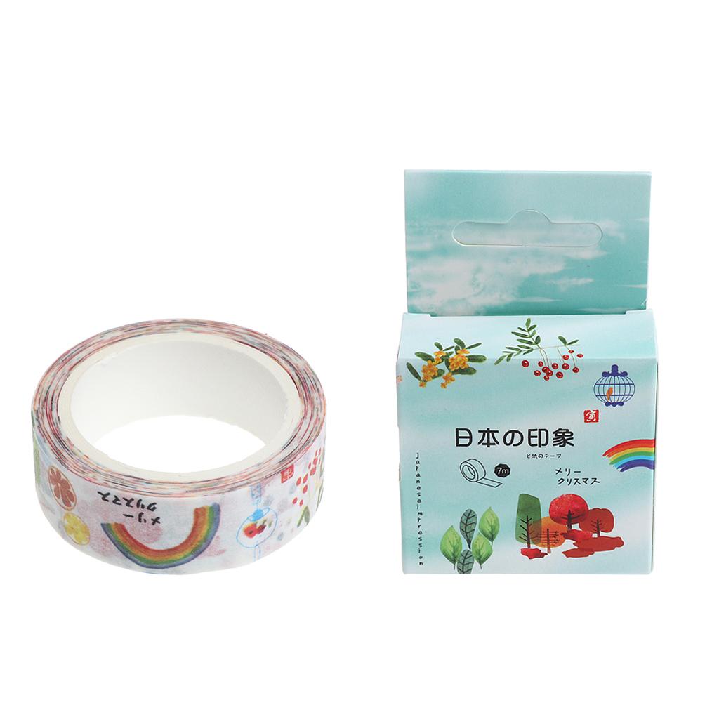 DIY Notebook Decorative Masking Tape Adhesive Paper Sticker 15mm x 7M 16