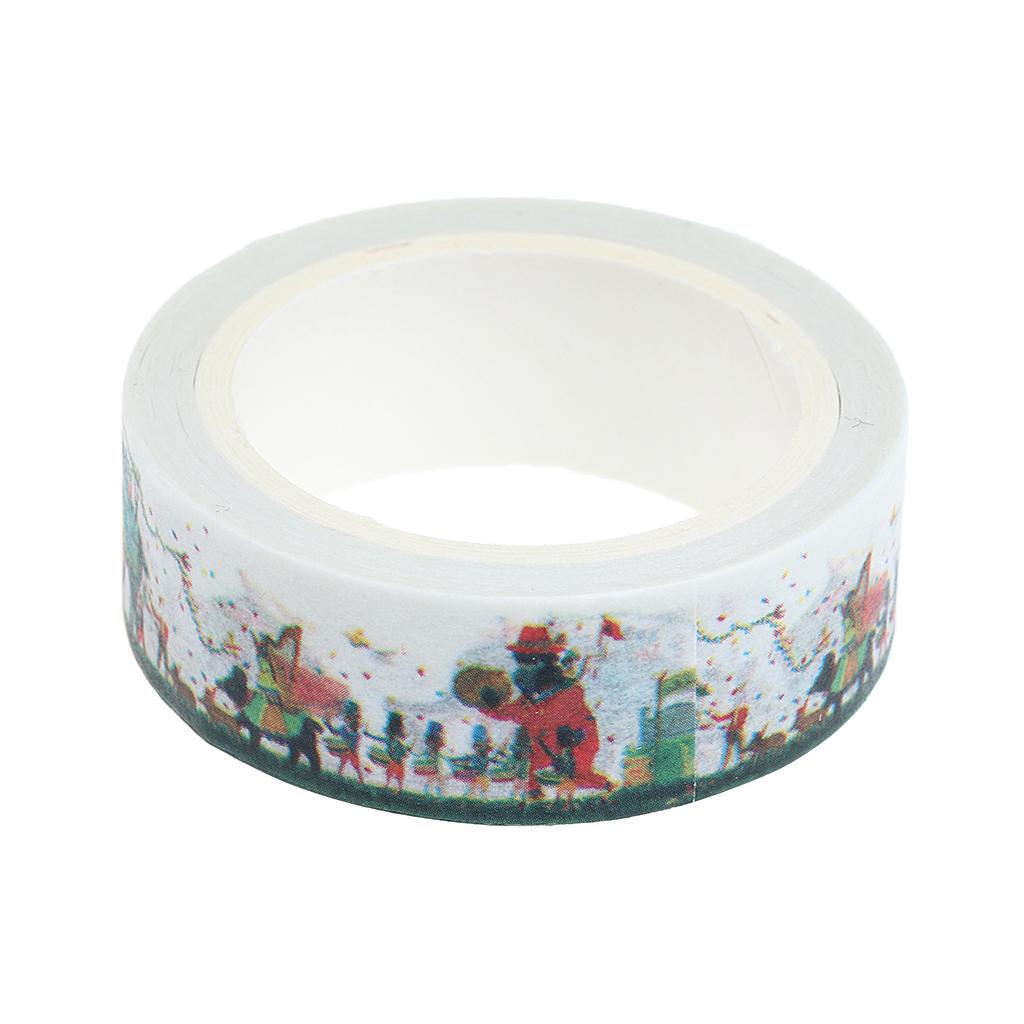 DIY Notebook Decorative Masking Tape Adhesive Paper Sticker 15mm x 7M 17