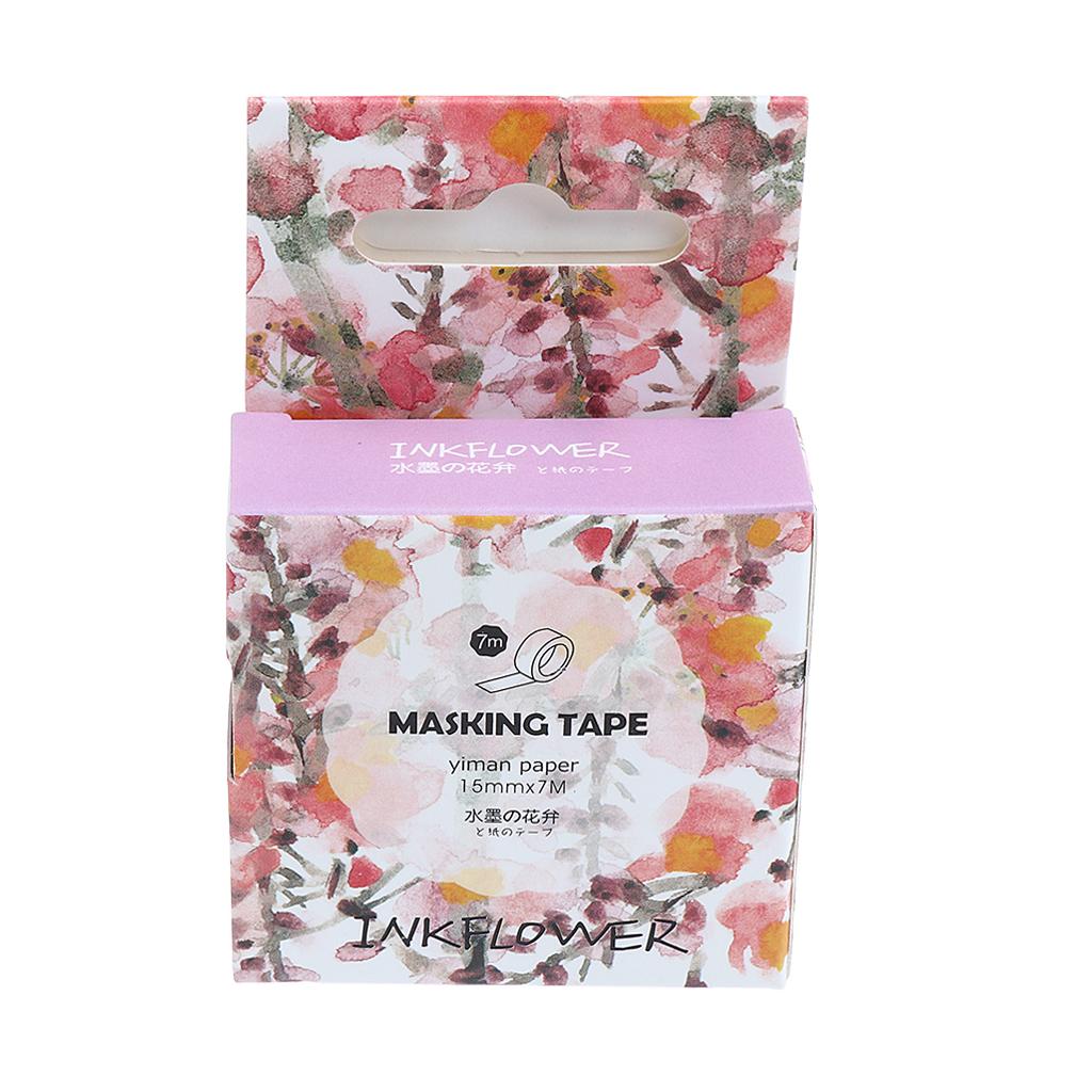 DIY Notebook Decorative Masking Tape Adhesive Paper Sticker 15mm x 7M 19