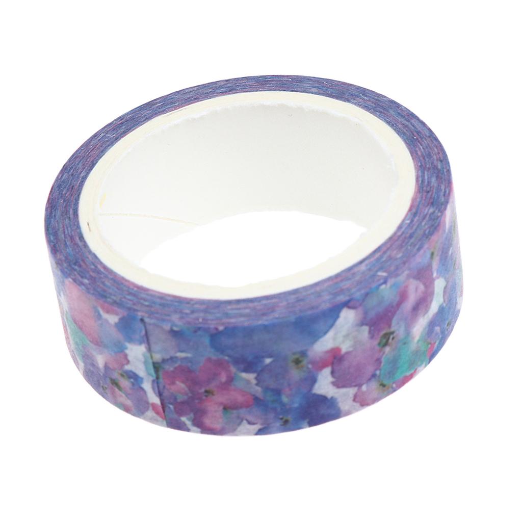 DIY Notebook Decorative Masking Tape Adhesive Paper Sticker 15mm x 7M 19