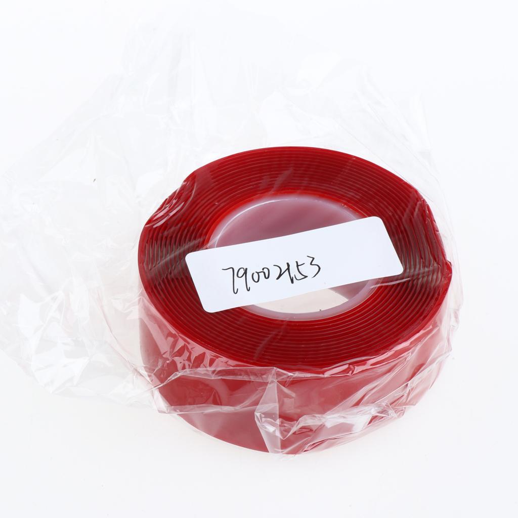 2x1 Piece Acrylic Double Sided Tape Roll Heat Resistant Durable Stable 30mm