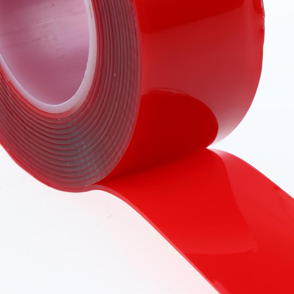 4x1 Piece Acrylic Double Sided Tape Roll Heat Resistant Durable Stable 30mm