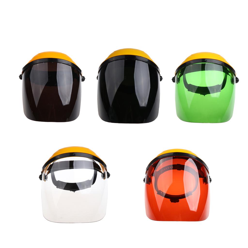 Welding Safety Face Shields Head Mounted Polycarbonate Helmet Black