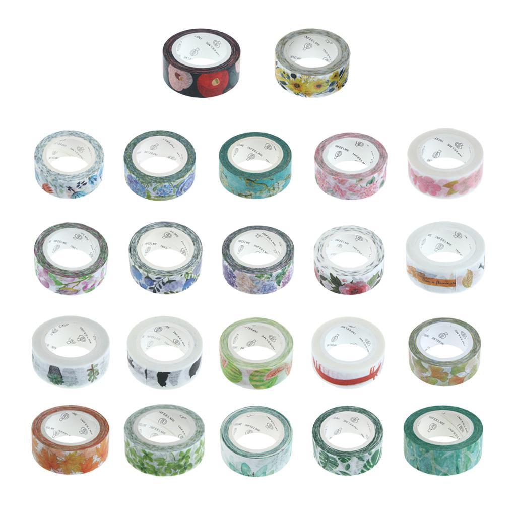 DIY Notebook Decorative Masking Tape Adhesive Paper Sticker 15mm x 10M #1
