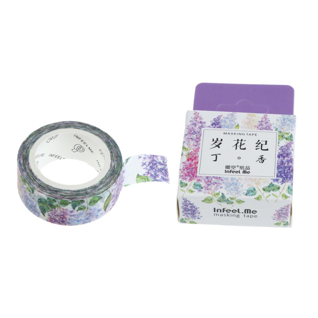 DIY Notebook Decorative Masking Tape Adhesive Paper Sticker 15mm x 10M #10