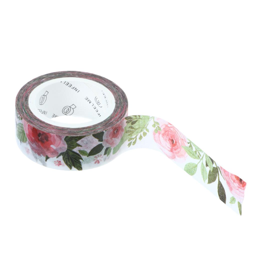 DIY Notebook Decorative Masking Tape Adhesive Paper Sticker 15mm x 10M #11