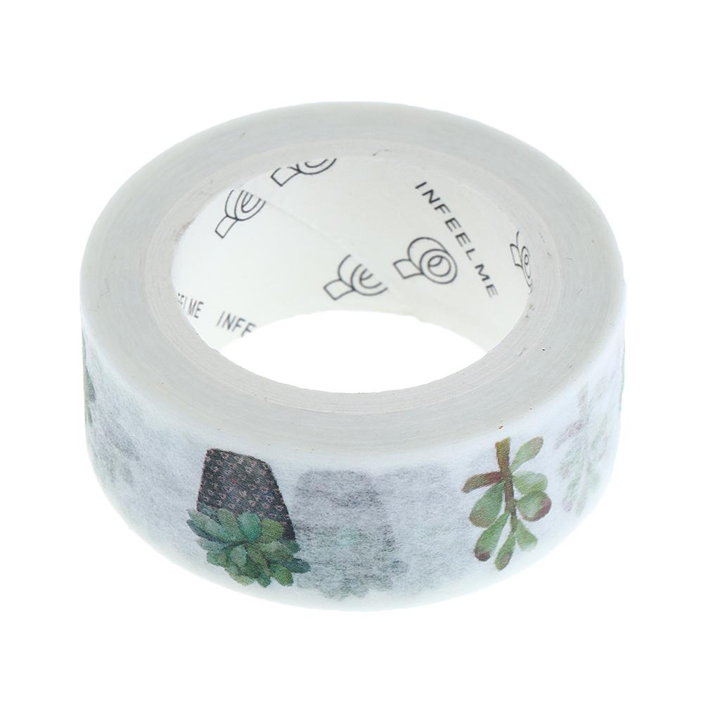 DIY Notebook Decorative Masking Tape Adhesive Paper Sticker 15mm x 10M #13