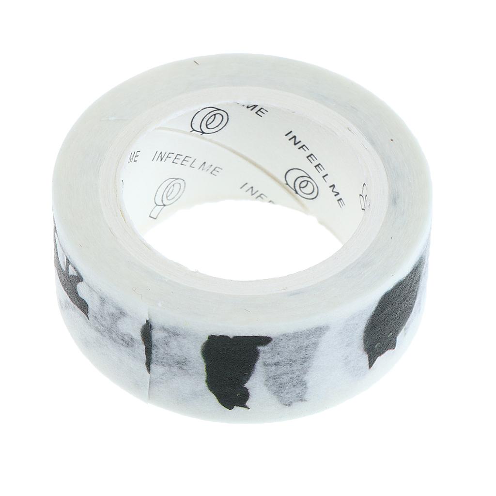 DIY Notebook Decorative Masking Tape Adhesive Paper Sticker 15mm x 10M #14