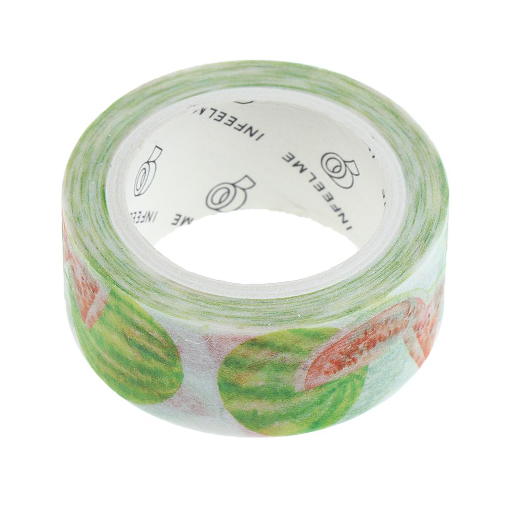 DIY Notebook Decorative Masking Tape Adhesive Paper Sticker 15mm x 10M #15