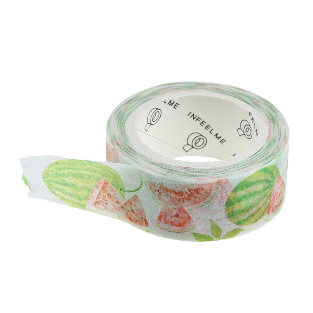 DIY Notebook Decorative Masking Tape Adhesive Paper Sticker 15mm x 10M #15