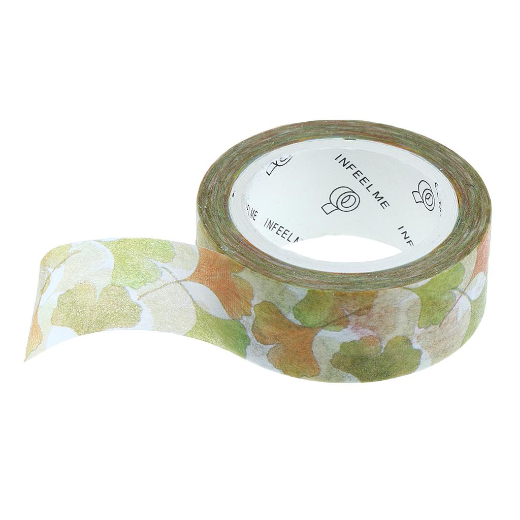 DIY Notebook Decorative Masking Tape Adhesive Paper Sticker 15mm x 10M #17